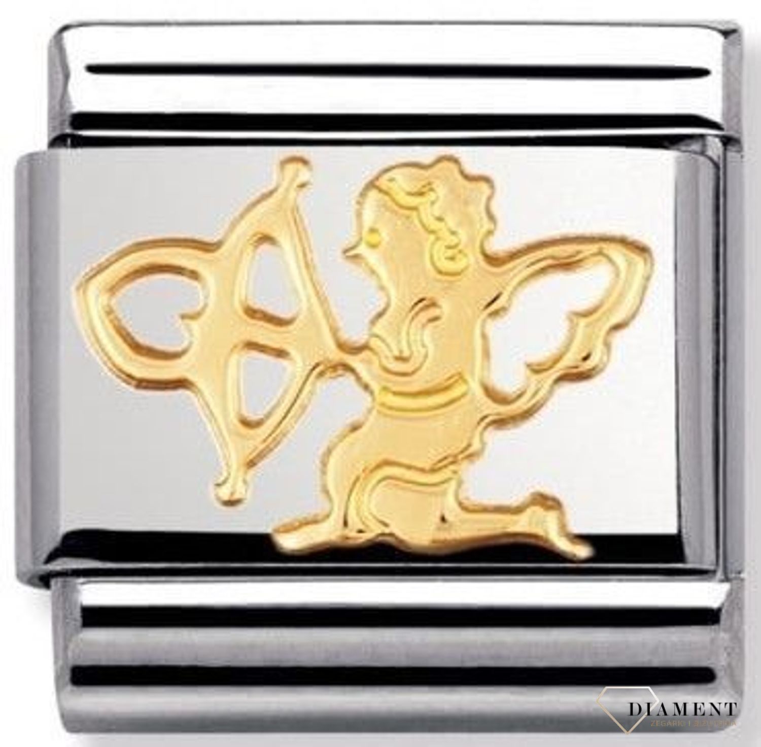 Nomination - Link 18K zawieszka złoto 'Amor' 030116 07 biżuteria nomination nomination zawieszki nomination baza.jpg